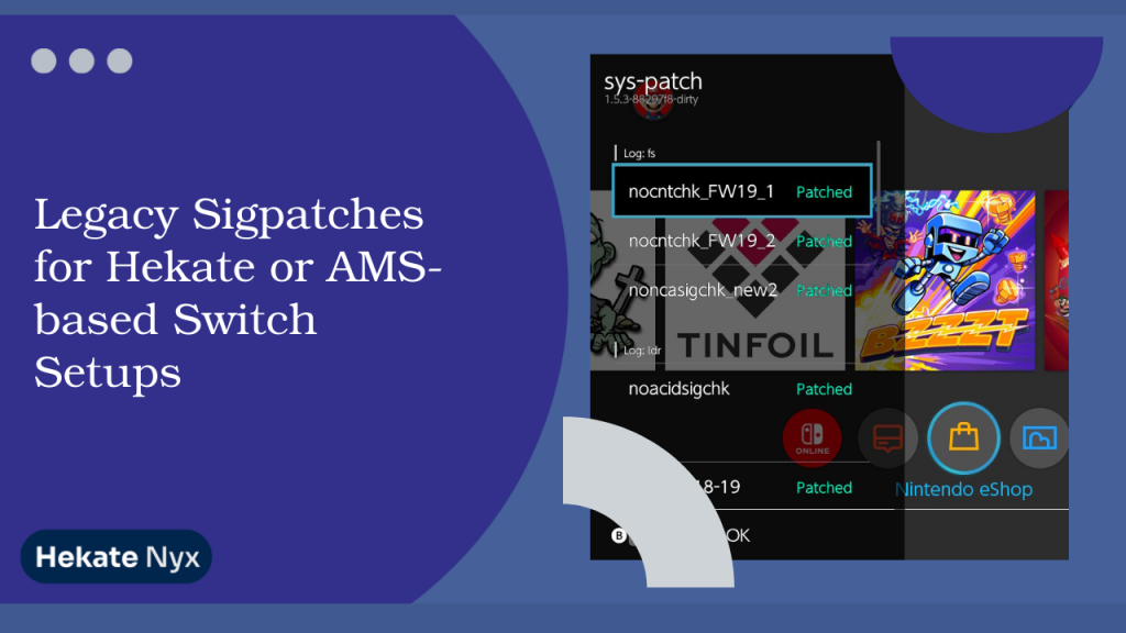 Legacy Sigpatches for Hekate or AMS-based Switch Setups